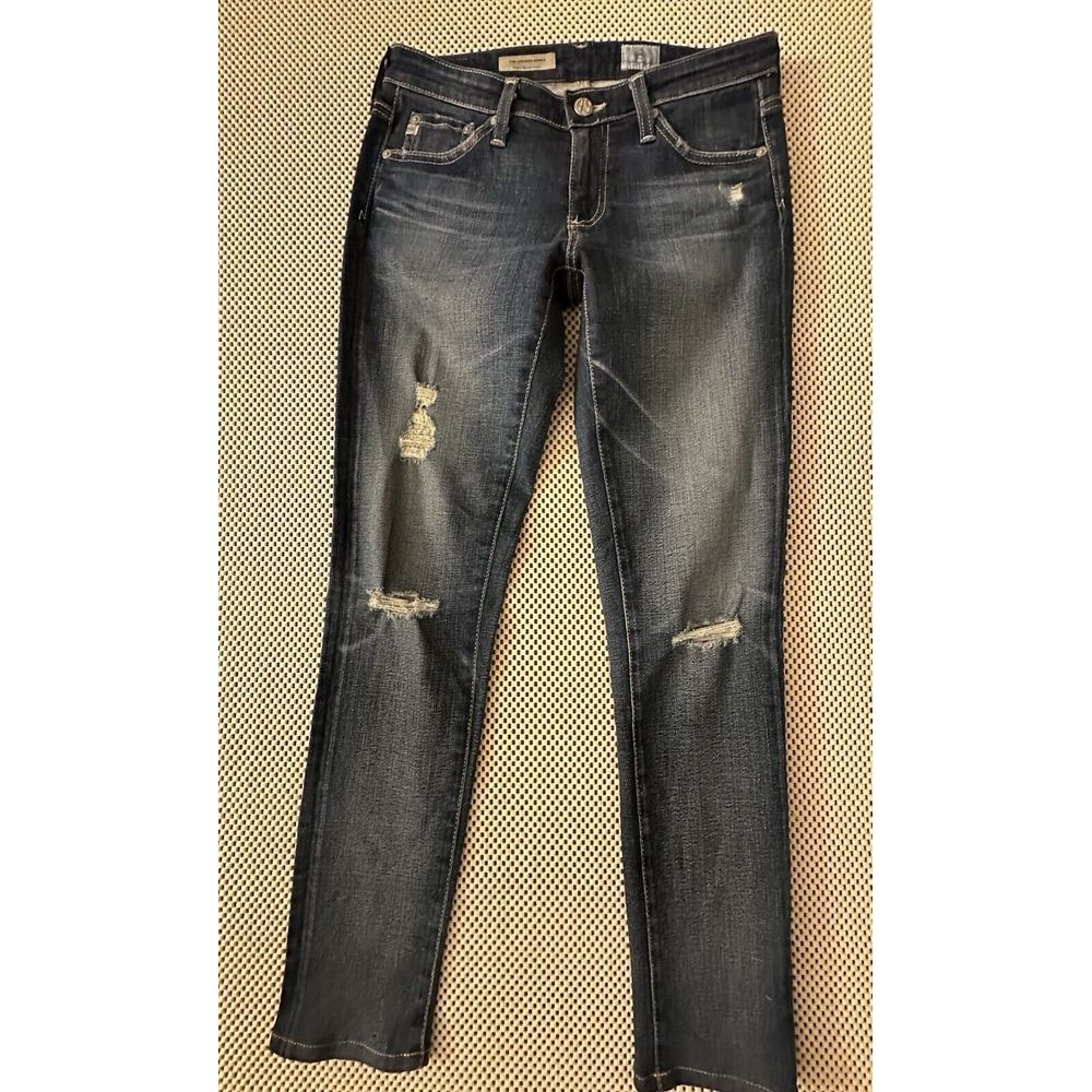 Adriano Goldschmied AG Jeans Women Sz 26 The Legging Ankle Super Skinny Low Rise